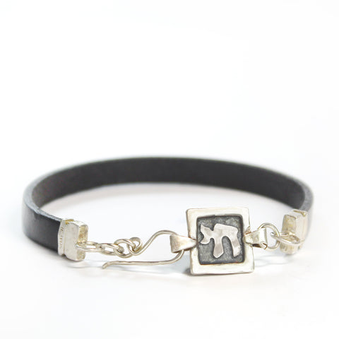 Chai - Silver Men's Bracelet