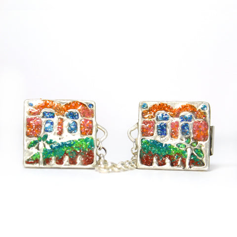 The Golden Gate - Silver Tallit Clips