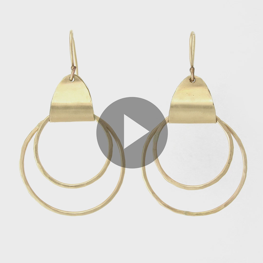 Ancient Egyptian Earrings (Gold filled/Silver)