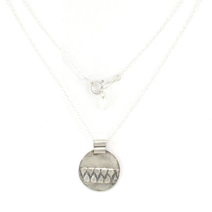 Open image in slideshow, Silver &amp; Gold filled Circular Pendent Necklace - Shulamit Kanter
