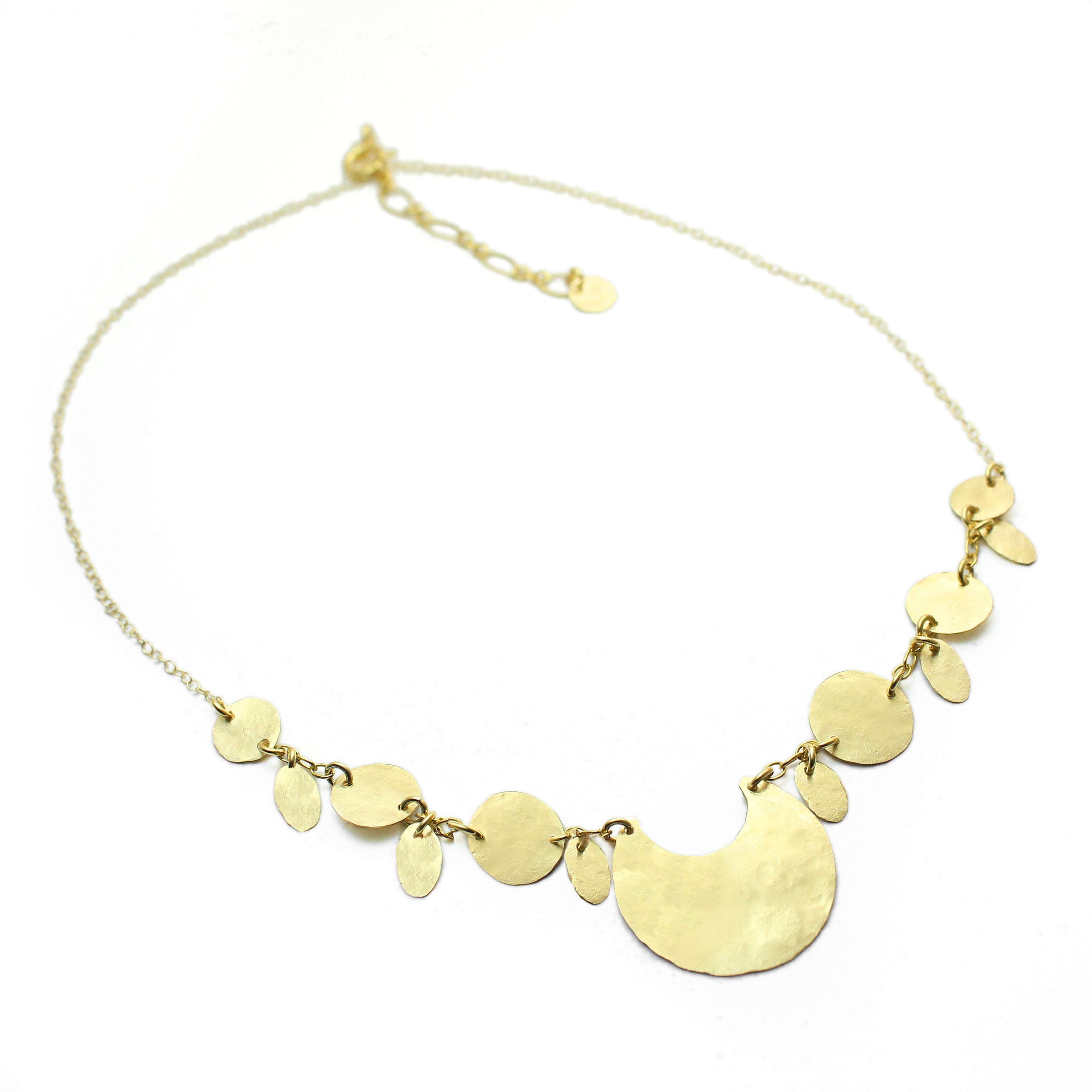 Ancient Egyptian Necklace (Gold filled/Silver) - Shulamit Kanter