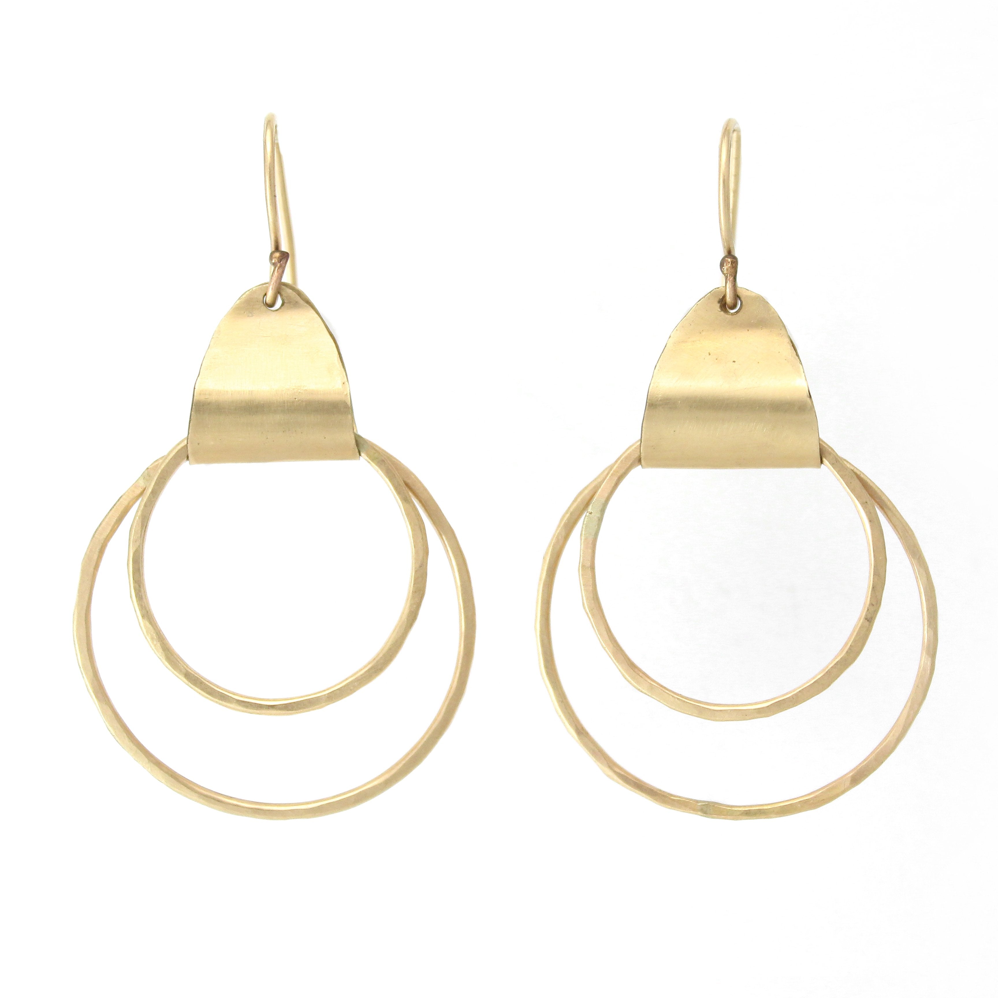 Ancient Egyptian Earrings (Gold filled/Silver) - Shulamit Kanter