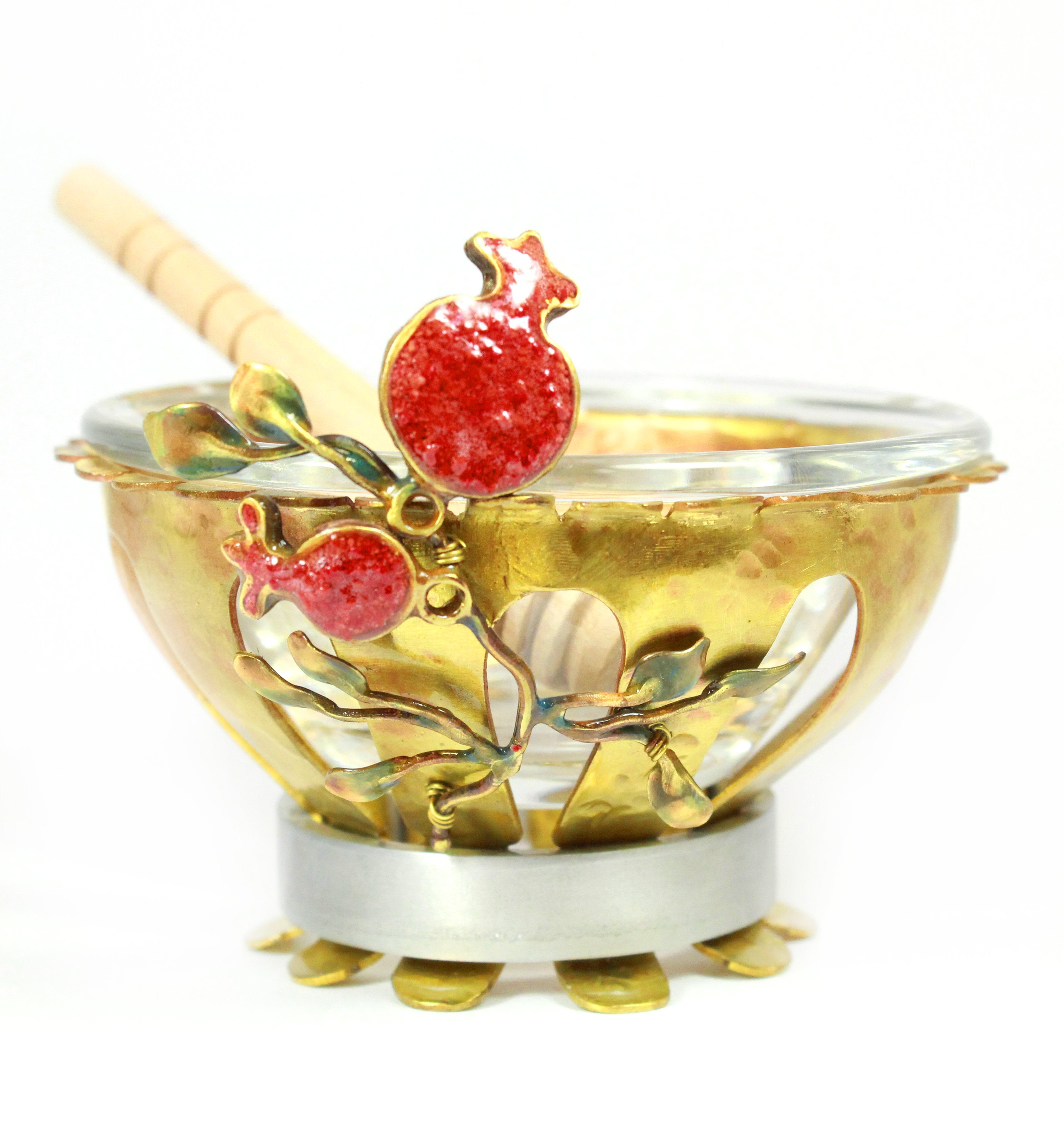 Pomegranate Honey Dish - Shulamit Kanter Official Store