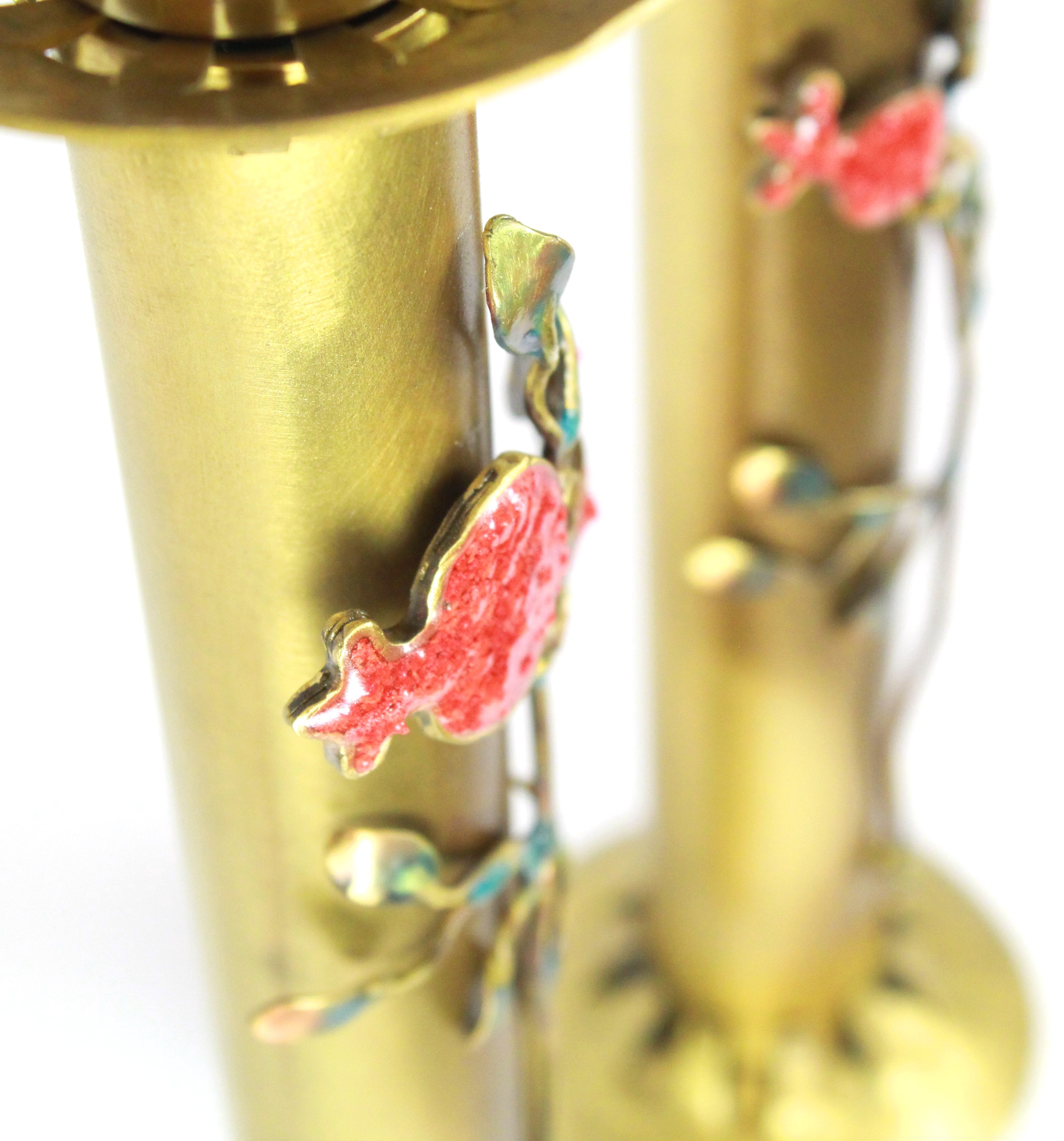 Pomegranate Brass Candlesticks - Shulamit Kanter Official Store