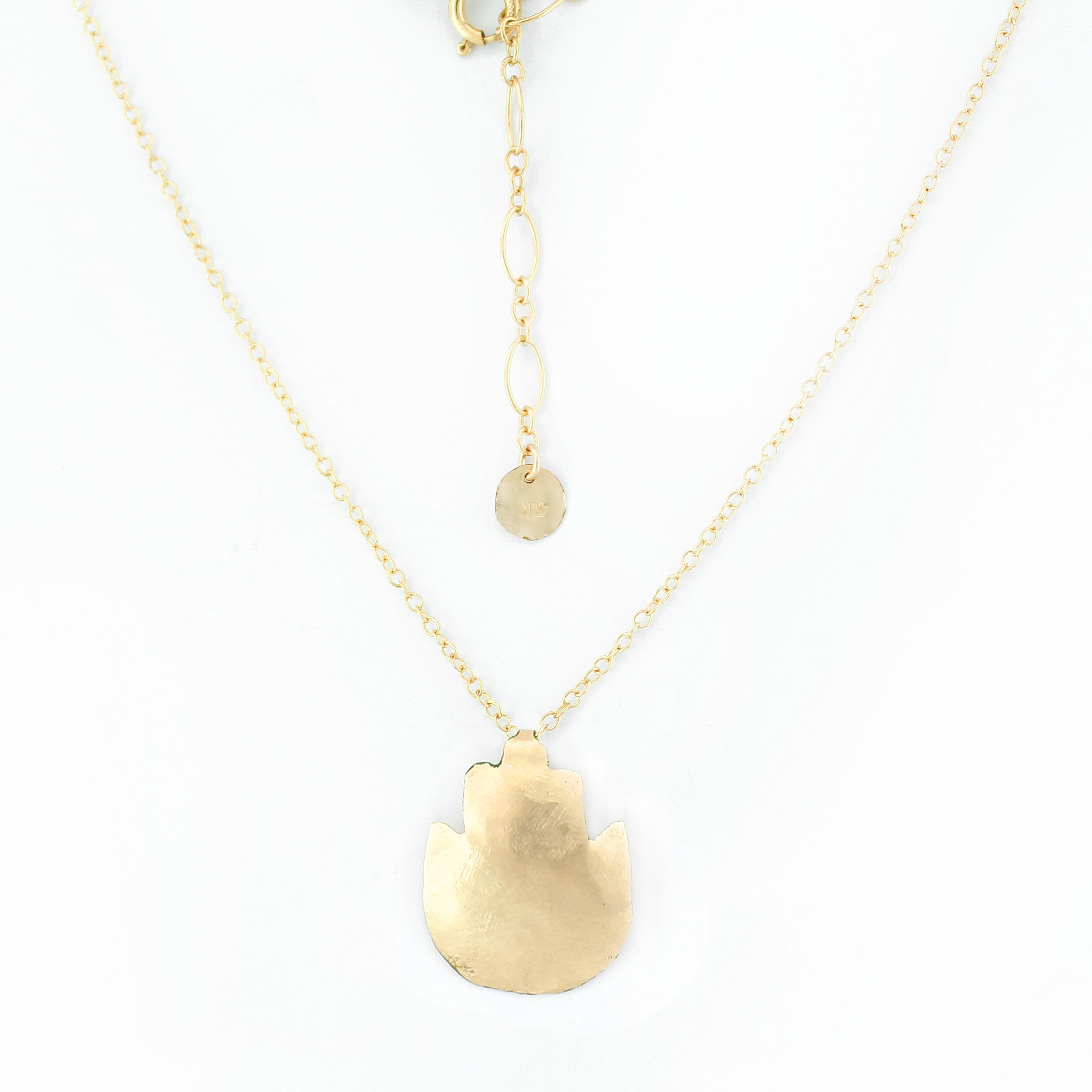 Hamsa Gold filled Necklace - Shulamit Kanter