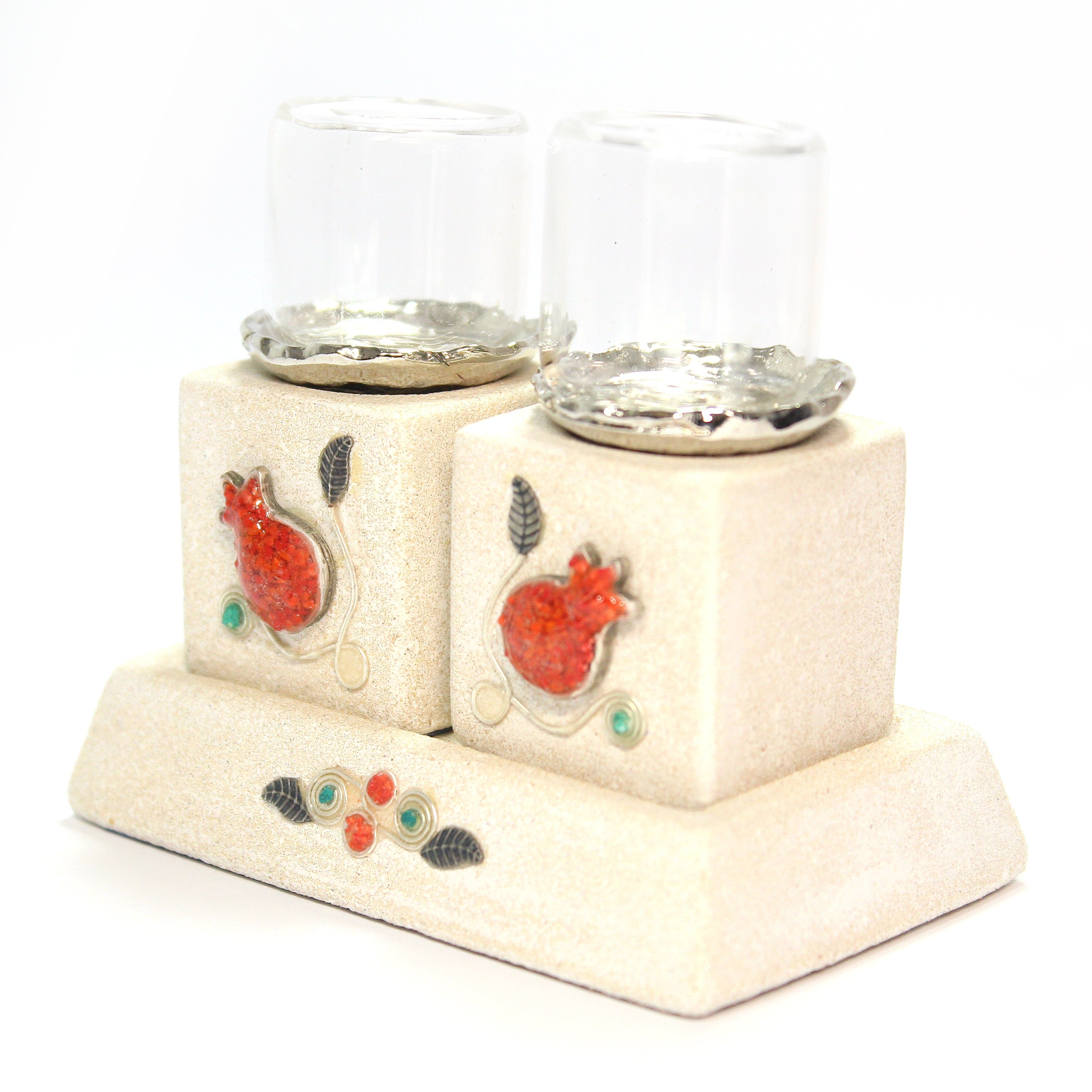 Pomegranate Candlesticks - Shulamit Kanter Official Store