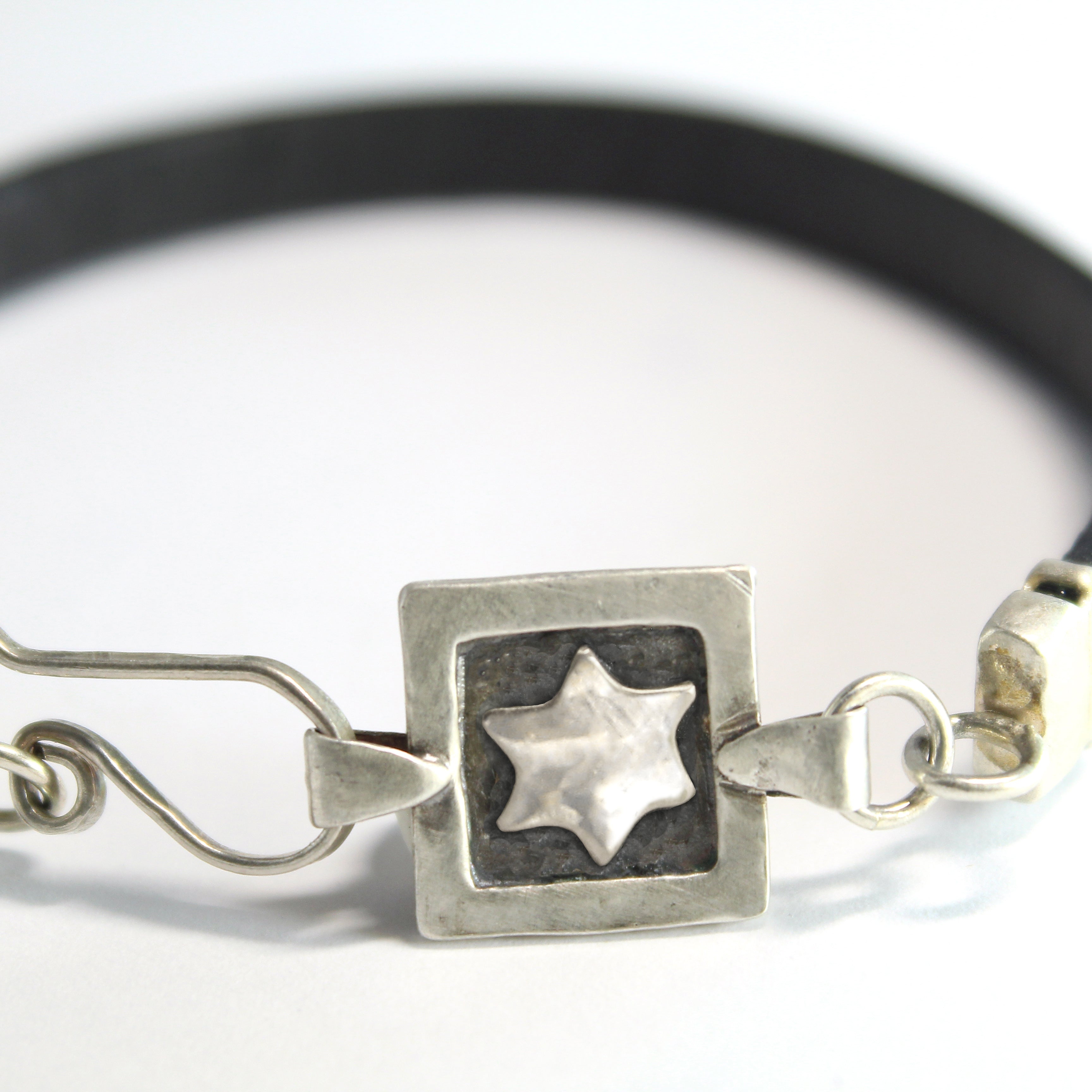 Star of David - Silver Men's Bracelet
